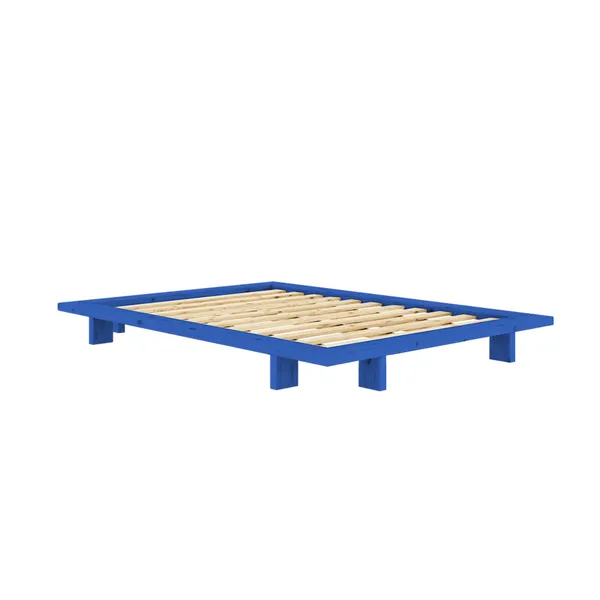 Estructura de Cama Japan 140x200 Azul Vivo