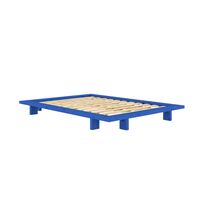 Estructura de Cama Japan 140x200 Azul Vivo
