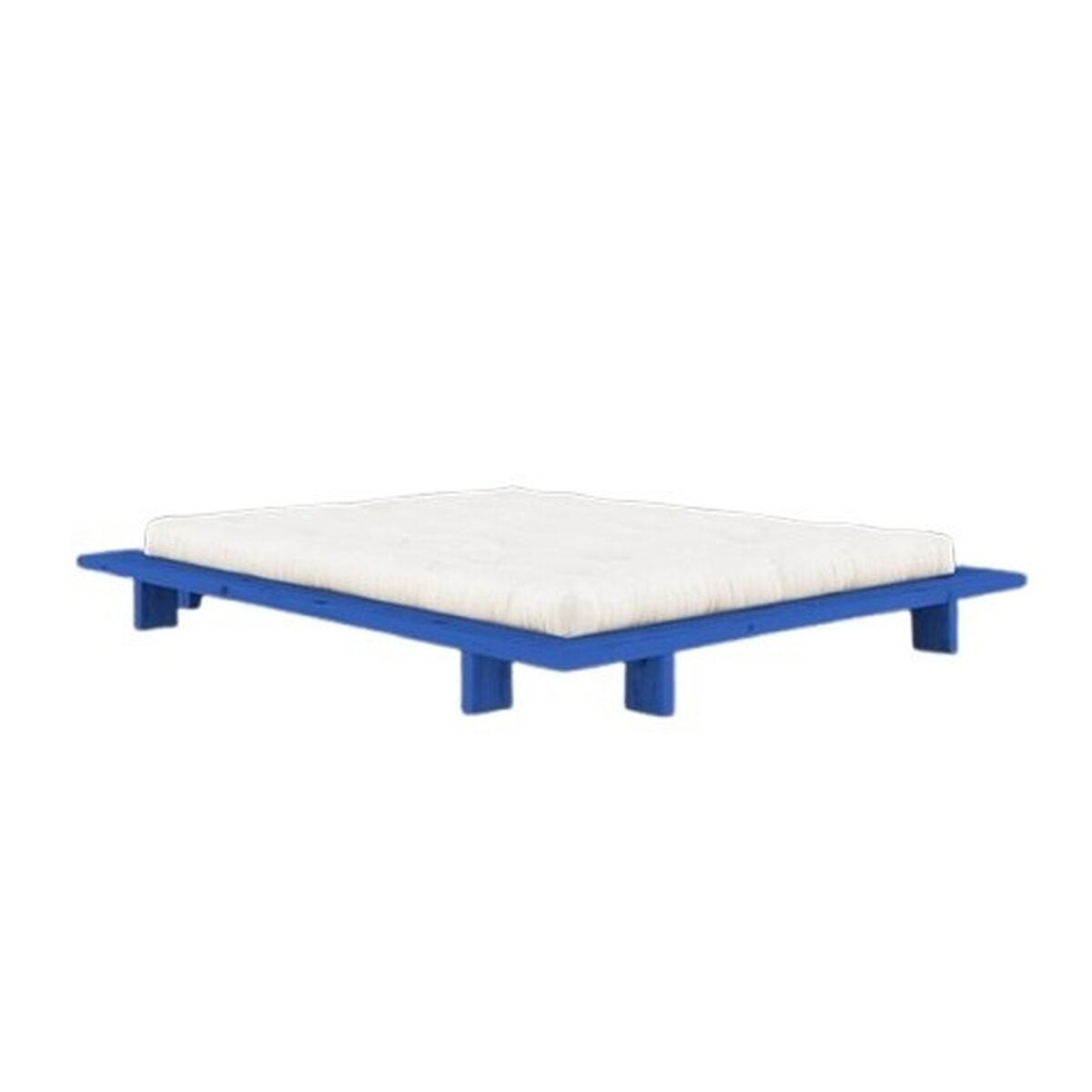 Struttura Letto Japan 160x200 Blu Vivo
