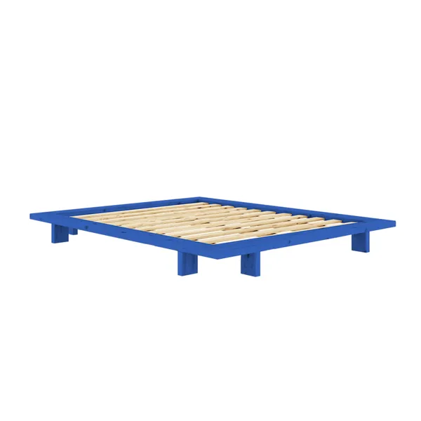 Japan Bed Frame 160x200 Vivid Blue