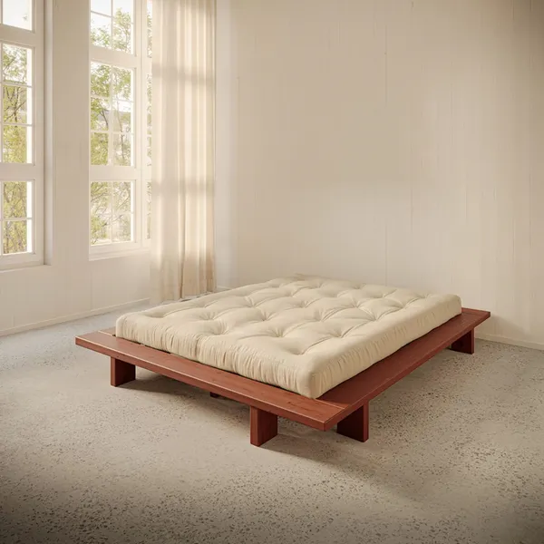 Japan Estructura de cama 140x200 Terra Red