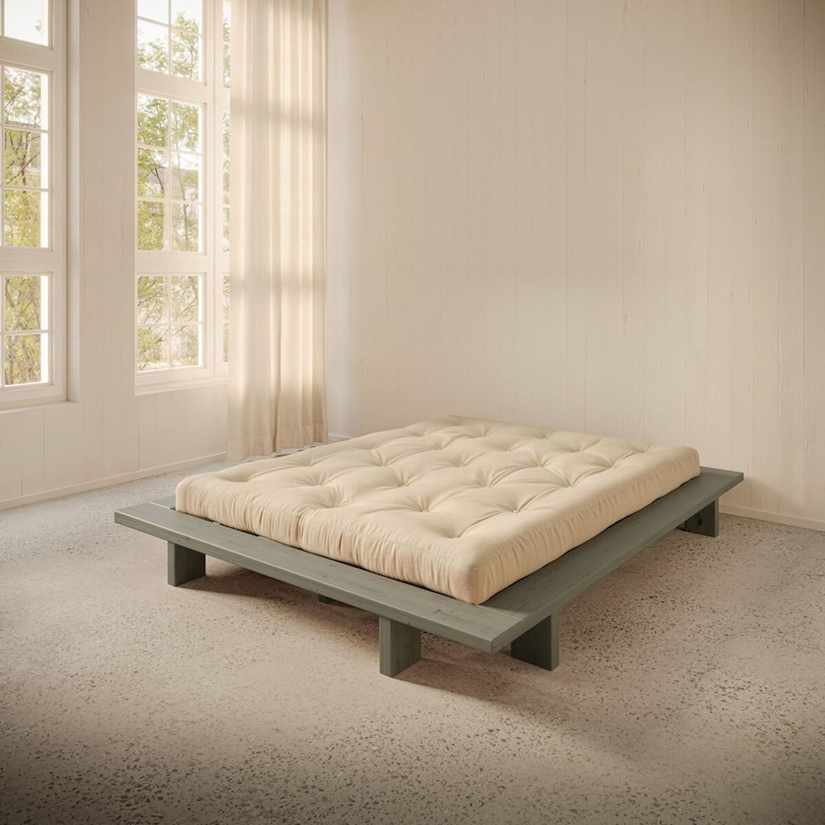 Japan Bedframe 180x200 Cm, Saliegroen