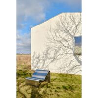 Dream View Benk 100 cm Børstet Aluminium