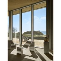 Dream View Bank 60 cm Geborsteld Aluminium