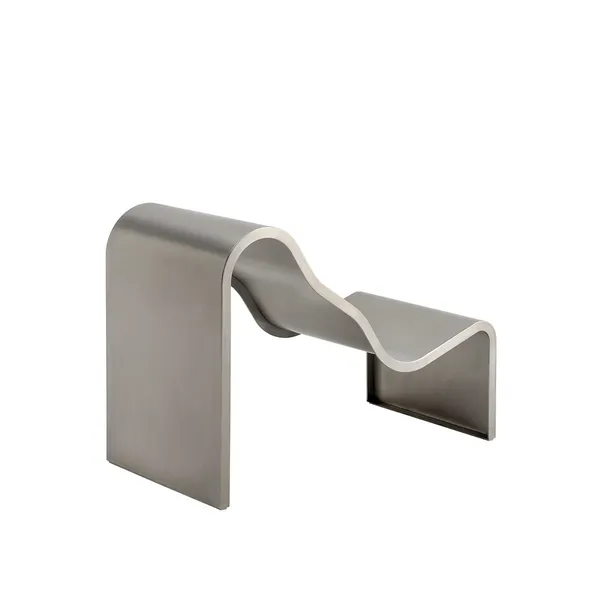 Dream View Bench 60 cm Brushed Aluminum
