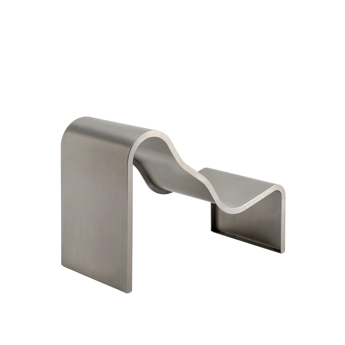 Dream View Bank 60 cm Geborsteld Aluminium