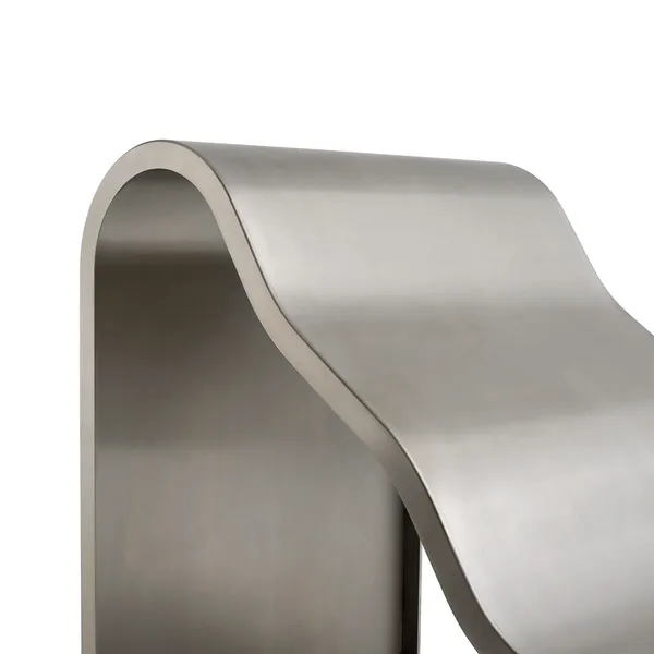 Dream View Bench 60 cm Brushed Aluminum