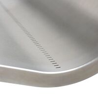 Dream View Bank 60 cm Geborsteld Aluminium