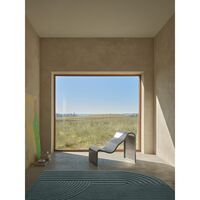 Dream View Bank 60 cm Geborsteld Aluminium