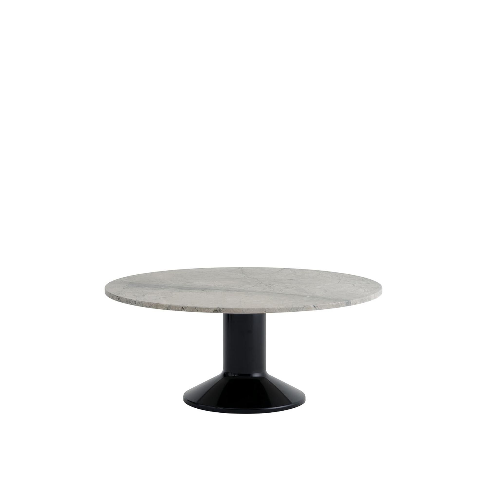 Midst Spisebord 90 Gr Marmor/Sort