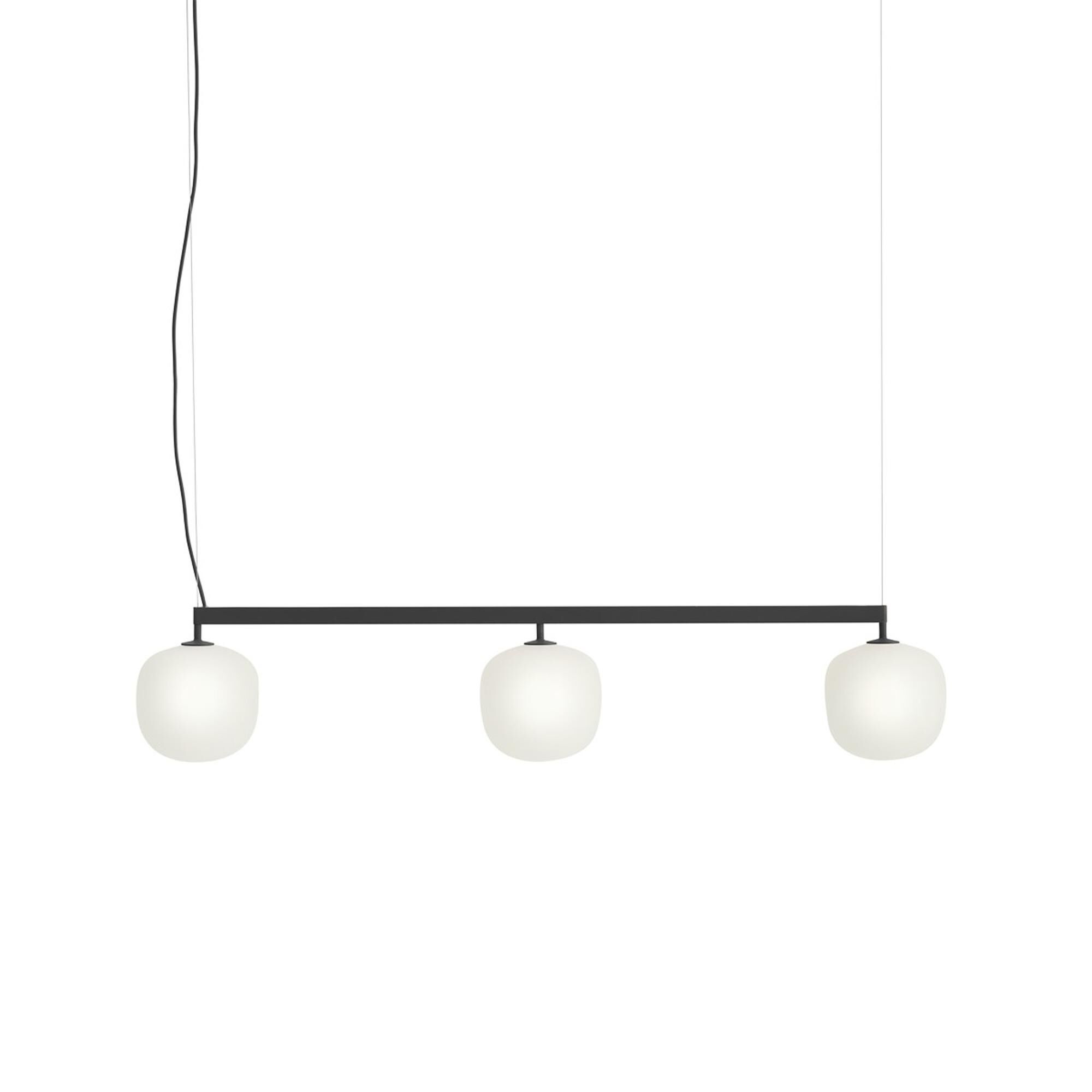 Rime Rail Taklampe Sort