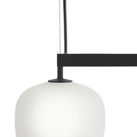 Rime Rail Taklampe Sort