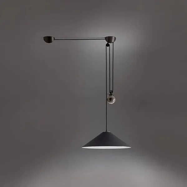 Aggregato Saliscendi Ø38 Pantalla Opal con Rosetón Extra Blanco