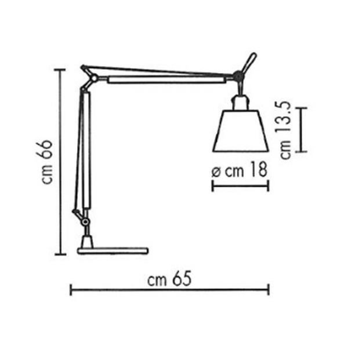 Lámpara de Pared Tolomeo Basculante Pergamino
