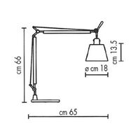 Lámpara de Pared Tolomeo Basculante Pergamino