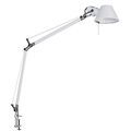Tolomeo Tafellamp Wit met Klem