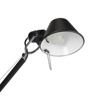 Lámpara de Mesa Tolomeo Negro con Clip