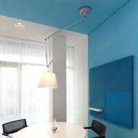 Tolomeo Decentrata Pendelleuchte Pergament 36 cm