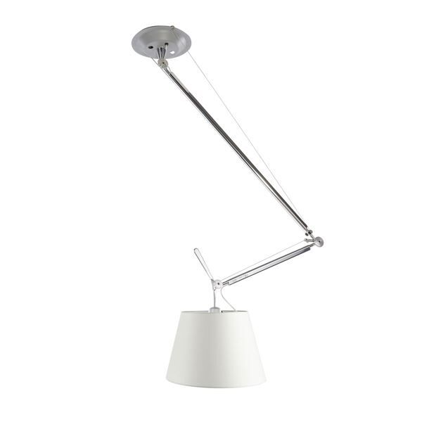 Tolomeo Decentrata Taklampa Satin 24 cm