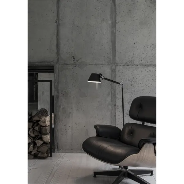 Tolomeo Gulvlampe Sort