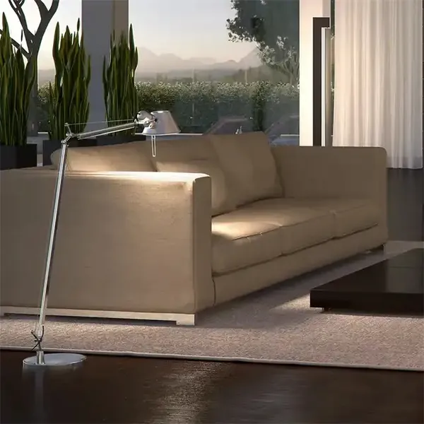 Tolomeo Lettura Gulvlampe Aluminium