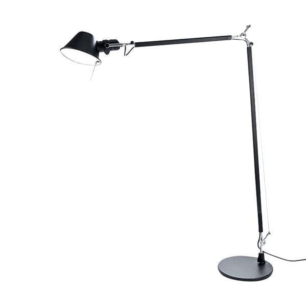 Tolomeo Lettura Golvlampa Svart