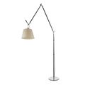 Tolomeo Mega Stehlampe Pergament 32 cm Lampenschirm mit Dimmer