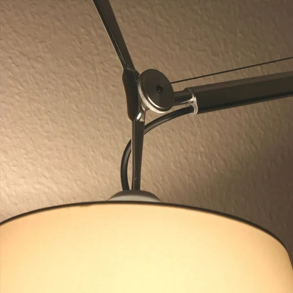 Tolomeo Mega Stehlampe Pergament 36 cm Lampenschirm