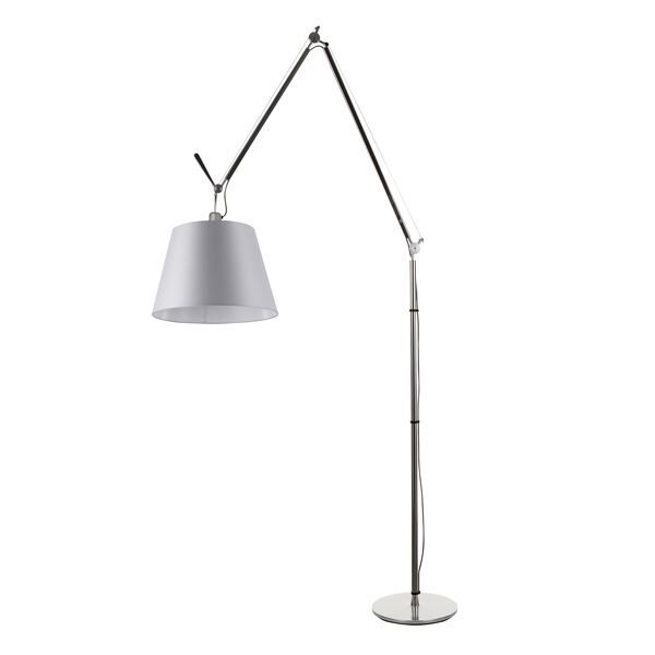 Tolomeo Mega Golvlampa Satin 36 cm Lampsk&auml;rm med Dimmer