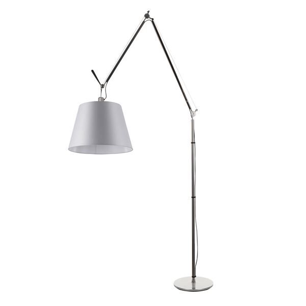 Tolomeo Mega Golvlampa Satin 42 cm Lampsk&auml;rm med Dimmer