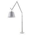 Tolomeo Mega Stehlampe Satin 42cm Lampenschirm mit Dimmer