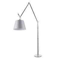 Tolomeo Mega Stehlampe Satin 42cm Lampenschirm mit Dimmer