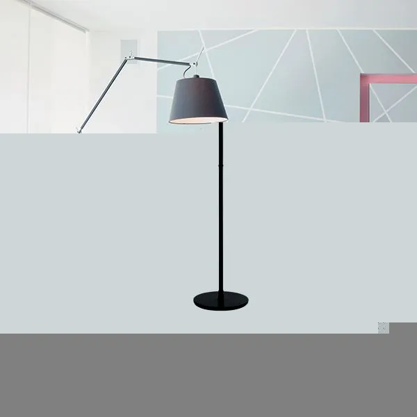 Tolomeo Mega Gulvlampe Sort 36 cm Skærm
