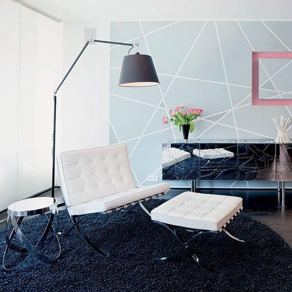 Tolomeo Mega Golvlampa Svart 42 cm Lampsk&auml;rm