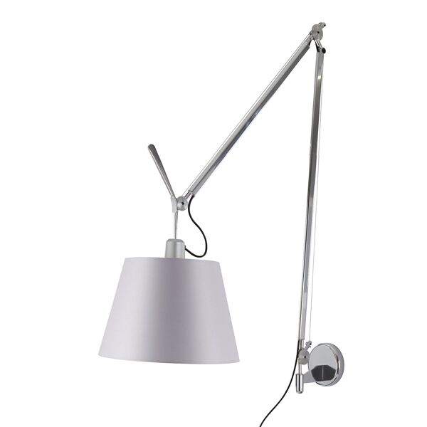 Tolomeo Mega V&auml;gglampa Satin 32cm med Dimmer
