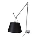Tolomeo Mega Væglampe Sort/Sort Skærm 36cm