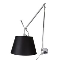 Tolomeo Mega Væglampe Sort/Sort Skærm 42cm