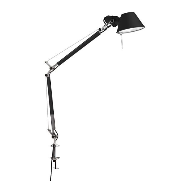 Lampe à Poser Tolomeo Mini Noir avec Pince