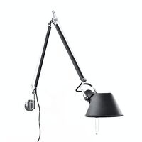 Tolomeo Vegglampe Sort