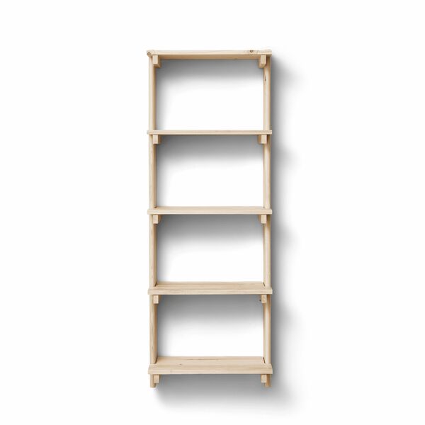 Beam Wall Shelf 5 Pine