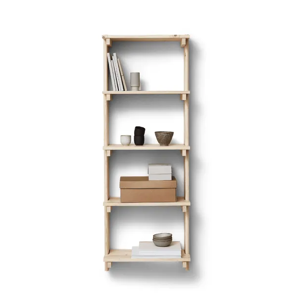 Beam Wall Shelf 5 Pine