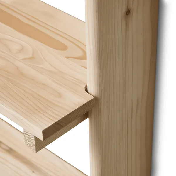 Beam Wall Shelf 5 Pine