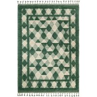 Oriental Grid Rug 180x270 Green