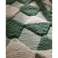 Oriental Grid Rug 250x350 Green