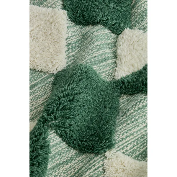 Oriental Grid Rug 250x350 Green