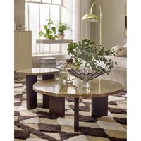 Oriental Grid Rug 250x350 Brown