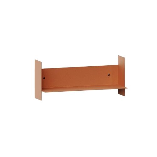 PLI Stålhylle 45 cm Mandarinrød