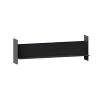 Estante de Acero PLI de 60 Cm, Color Negro Grafito