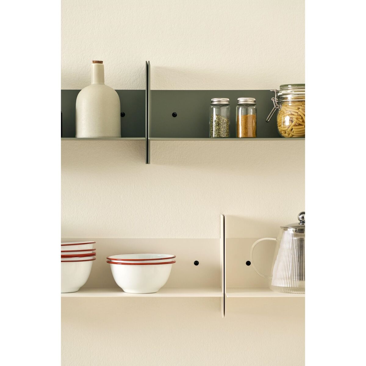 PLI Stahlregal Weiß cm Creme