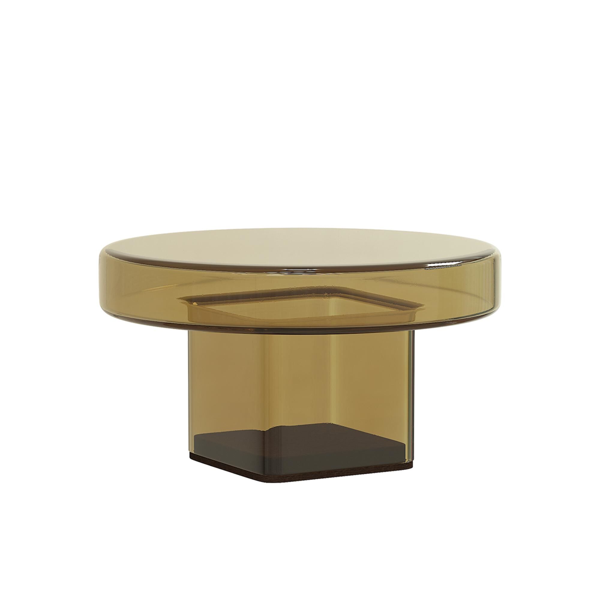 Naked Sofabord H30 Amber/Glas